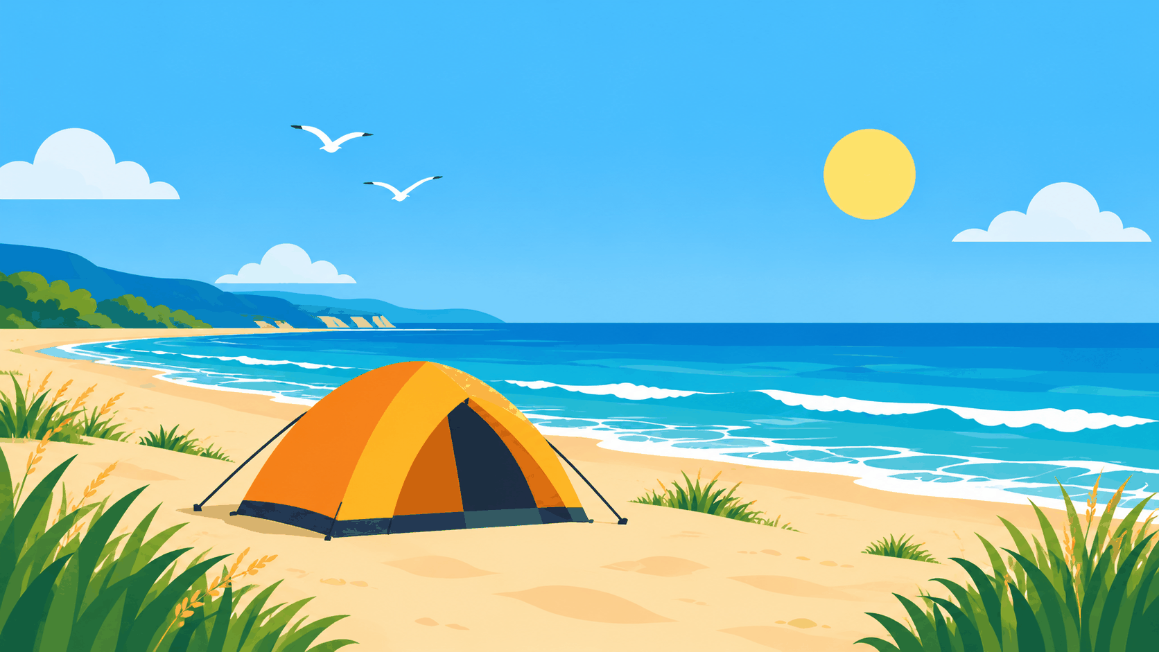 Illustration · Camplero · Strand